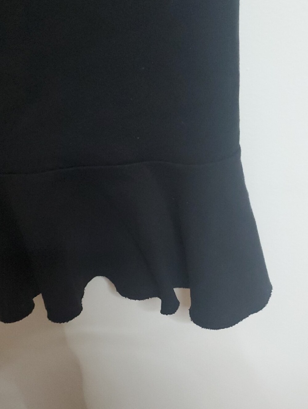Free People Black Mini Dress with Ruffle Hem - Picture 6 of 11